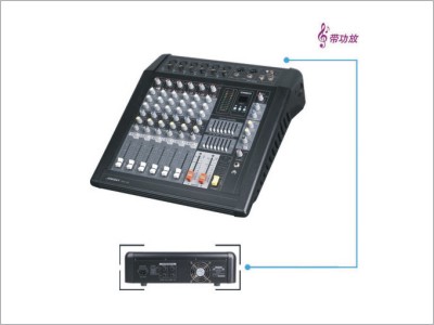 PMX-608 6路带功放调音台（12路可选）